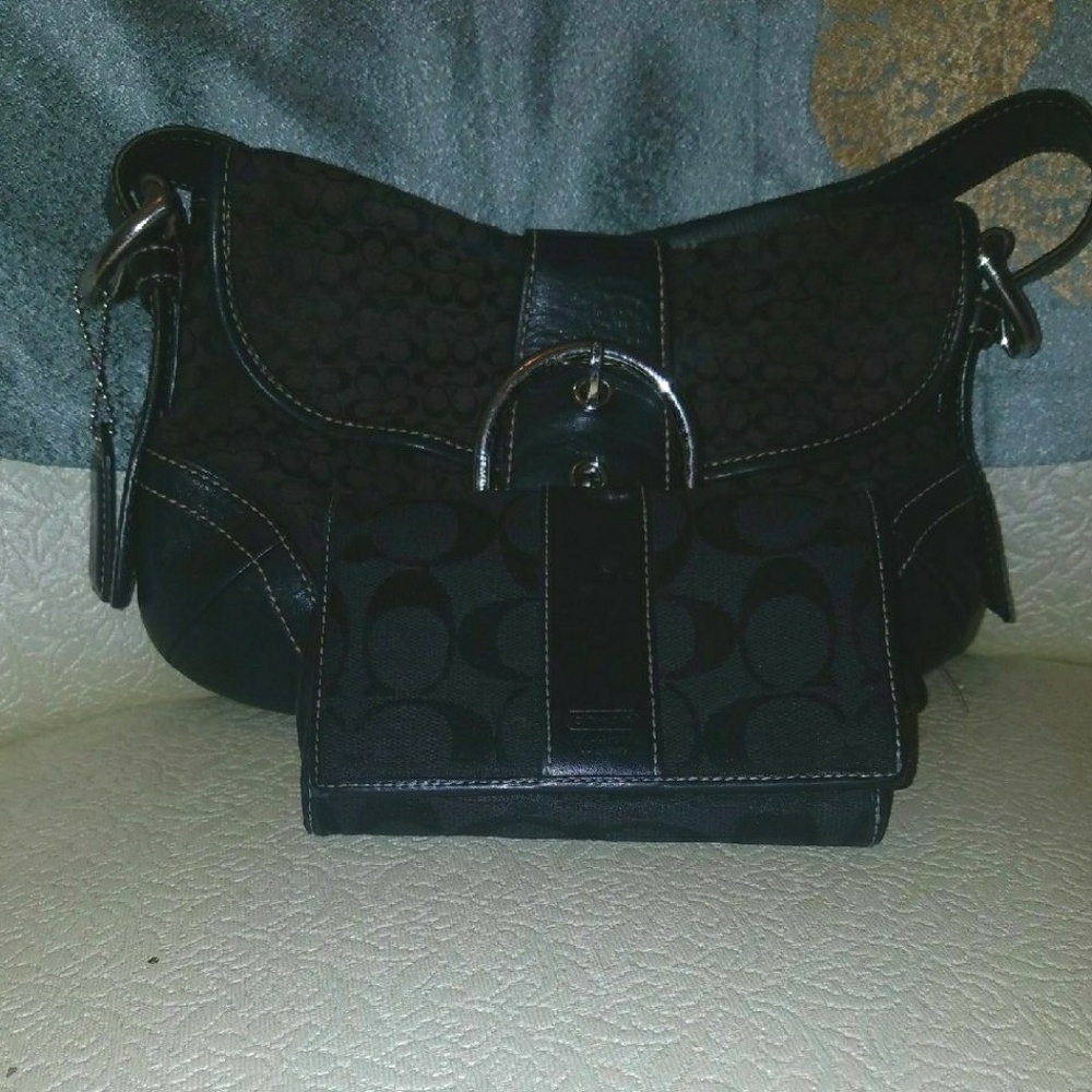 Authentic Coach wallet and purse